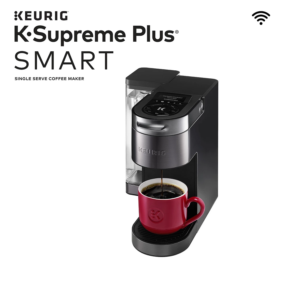 Keurig® K-Supreme™ Plus SMART Single-Serve Coffee Maker With WiFi Compatibility And 5 Brew Sizes – Black 4 Keurig® K-Supreme™ Plus SMART Single-Serve Coffee Maker With WiFi Compatibility And 5 Brew Sizes – Black - Image 2