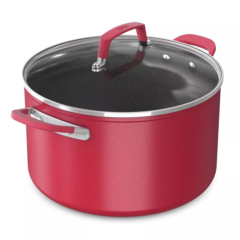 Ninja Foodi NeverStick Vivid 8-qt. Stock Pot With Glass Lid 3 Ninja Foodi NeverStick Vivid 8-qt. Stock Pot With Glass Lid