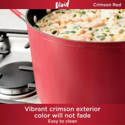 Ninja Foodi NeverStick Vivid 8-qt. Stock Pot With Glass Lid 13 Ninja Foodi NeverStick Vivid 8-qt. Stock Pot With Glass Lid -Home-Kitchen 5171153 ALT5
