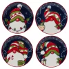 Certified International Hoiday Magic Gnomes 4-pc. Canape Plate Set 2 Certified International Hoiday Magic Gnomes 4-pc. Canape Plate Set -Home-Kitchen 5178627