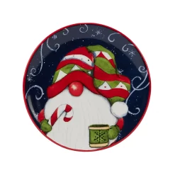 Certified International Hoiday Magic Gnomes 4-pc. Canape Plate Set 10 Certified International Hoiday Magic Gnomes 4-pc. Canape Plate Set -Home-Kitchen 5178627 ALT3