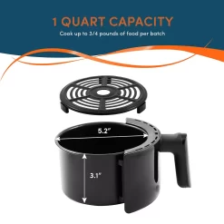 Elite 1-qt. Compact Air Fryer -Home-Kitchen 5188835 ALT2