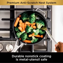 Ninja Foodi NeverStick Premium Anti-Scratch Nest System 6-pc. Cookware Set -Home-Kitchen 5207439 ALT5