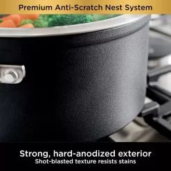 Ninja Foodi NeverStick Premium Anti-Scratch Nest System 5-qt. Sauté Pan With Glass Lid -Home-Kitchen 5207440 ALT6