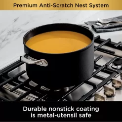 Ninja Foodi NeverStick Premium Anti-Scratch Nest System 8-qt. Stock Pot With Glass Lid 11 Ninja Foodi NeverStick Premium Anti-Scratch Nest System 8-qt. Stock Pot With Glass Lid -Home-Kitchen 5207441 ALT3