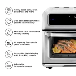 Chefman Dual-Function Air Fryer + Toaster Oven Combo -Home-Kitchen 5226732 ALT2