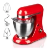 Geek Chef GSM45R Stainless Steel 4.8 Quart Bowl 12 Speed Baking Stand Mixer, Red -Home-Kitchen 5227805