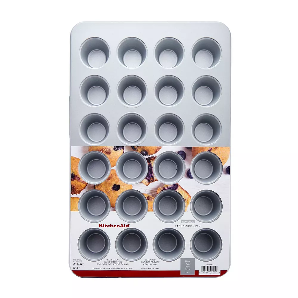 KitchenAid KE959OSNSA Nonstick 24-Cup Mini Muffin Pan 3 KitchenAid KE959OSNSA Nonstick 24-Cup Mini Muffin Pan