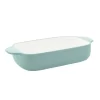 KitchenAid KQ996BX Vitrified Stoneware 1.5-qt. Loaf Pan -Home-Kitchen 5293423 Aqua Sky