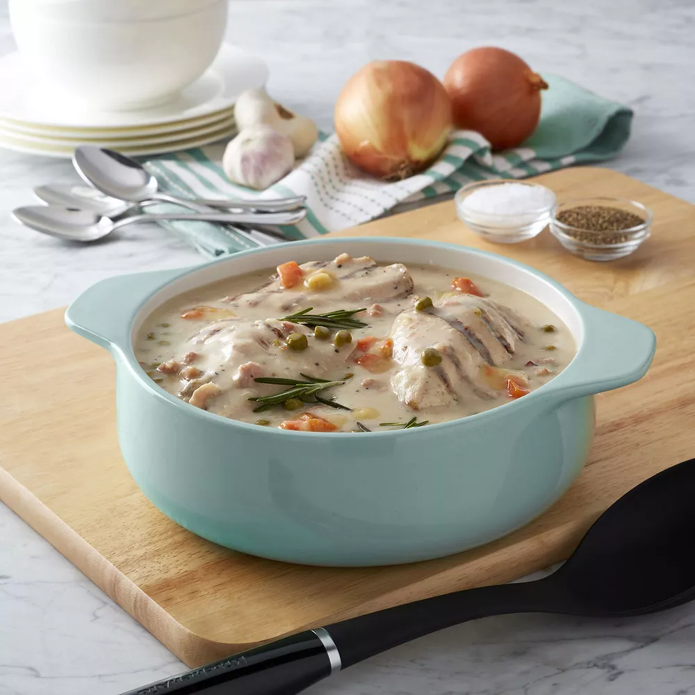 KitchenAid KQ990BX Vitrified Stoneware 2-qt. Round Casserole Baker 4 KitchenAid KQ990BX Vitrified Stoneware 2-qt. Round Casserole Baker - Image 2