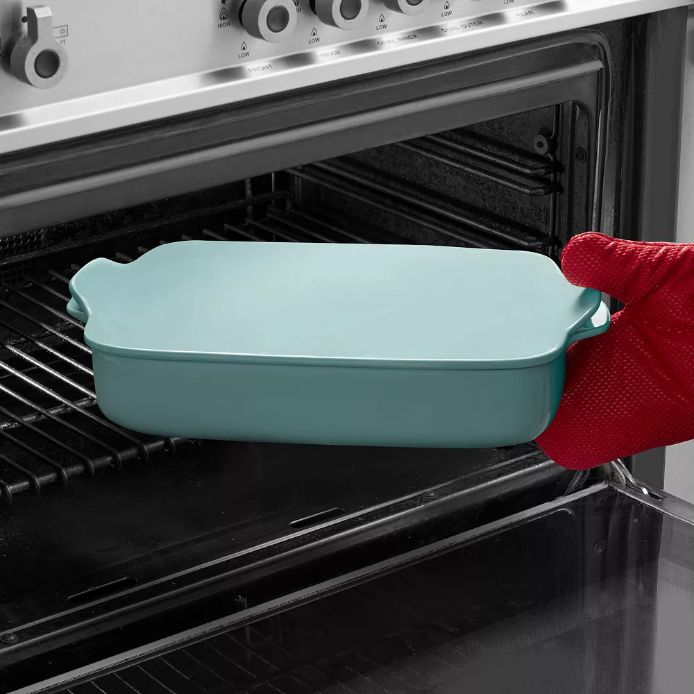 KitchenAid KQ994BX Vitrified Stoneware 4.5-qt. Rectangular Baker With Lid 5 KitchenAid KQ994BX Vitrified Stoneware 4.5-qt. Rectangular Baker With Lid - Image 3