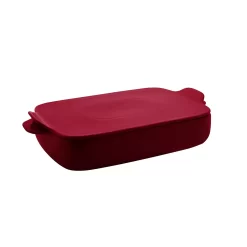 KitchenAid KQ994BX Vitrified Stoneware 4.5-qt. Rectangular Baker With Lid