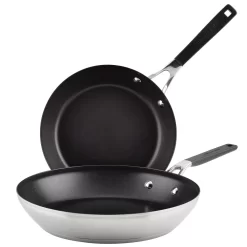 KitchenAid® 2-pc. Stainless Steel Nonstick Frypan Set