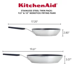 KitchenAid® 2-pc. Stainless Steel Nonstick Frypan Set 11 KitchenAid® 2-pc. Stainless Steel Nonstick Frypan Set -Home-Kitchen 5496780 ALT6