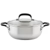 KitchenAid® 4-qt. Stainless Steel Casserole With Lid 1 KitchenAid® 4-qt. Stainless Steel Casserole With Lid -Home-Kitchen 5496785