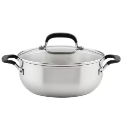 KitchenAid® 4-qt. Stainless Steel Casserole With Lid