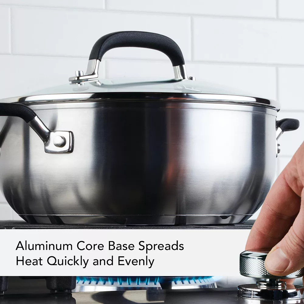 KitchenAid® 4-qt. Stainless Steel Casserole With Lid 5 KitchenAid® 4-qt. Stainless Steel Casserole With Lid - Image 3