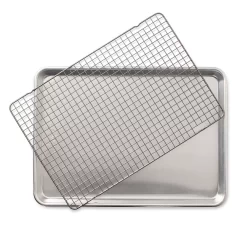 Nordic Ware Naturals Half Sheet Pan With Oven-Safe Nonstick Grid
