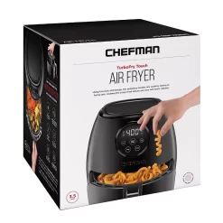 Chefman TurboFry 3.6-qt. Air Fryer Oven With Digital Touch Screen 12 Chefman TurboFry 3.6-qt. Air Fryer Oven With Digital Touch Screen -Home-Kitchen 5503044 ALT5
