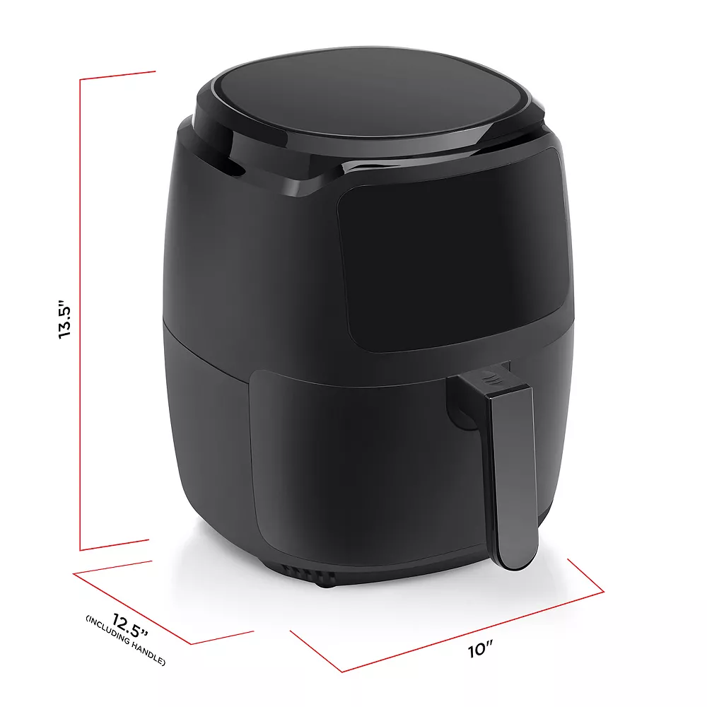 Chefman TurboFry Matte Black 5-qt. Digital Air Fryer 6 Chefman TurboFry Matte Black 5-qt. Digital Air Fryer - Image 4