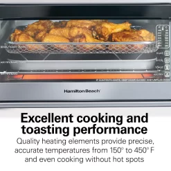 Hamilton Beach Sure-Crisp Air Fryer Toaster Oven -Home-Kitchen 5517879 ALT7