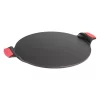 Lodge 15-in. Seasoned Cast-Iron Pizza Pan With Silicone Grips 2 Lodge 15-in. Seasoned Cast-Iron Pizza Pan With Silicone Grips -Home-Kitchen 5539404