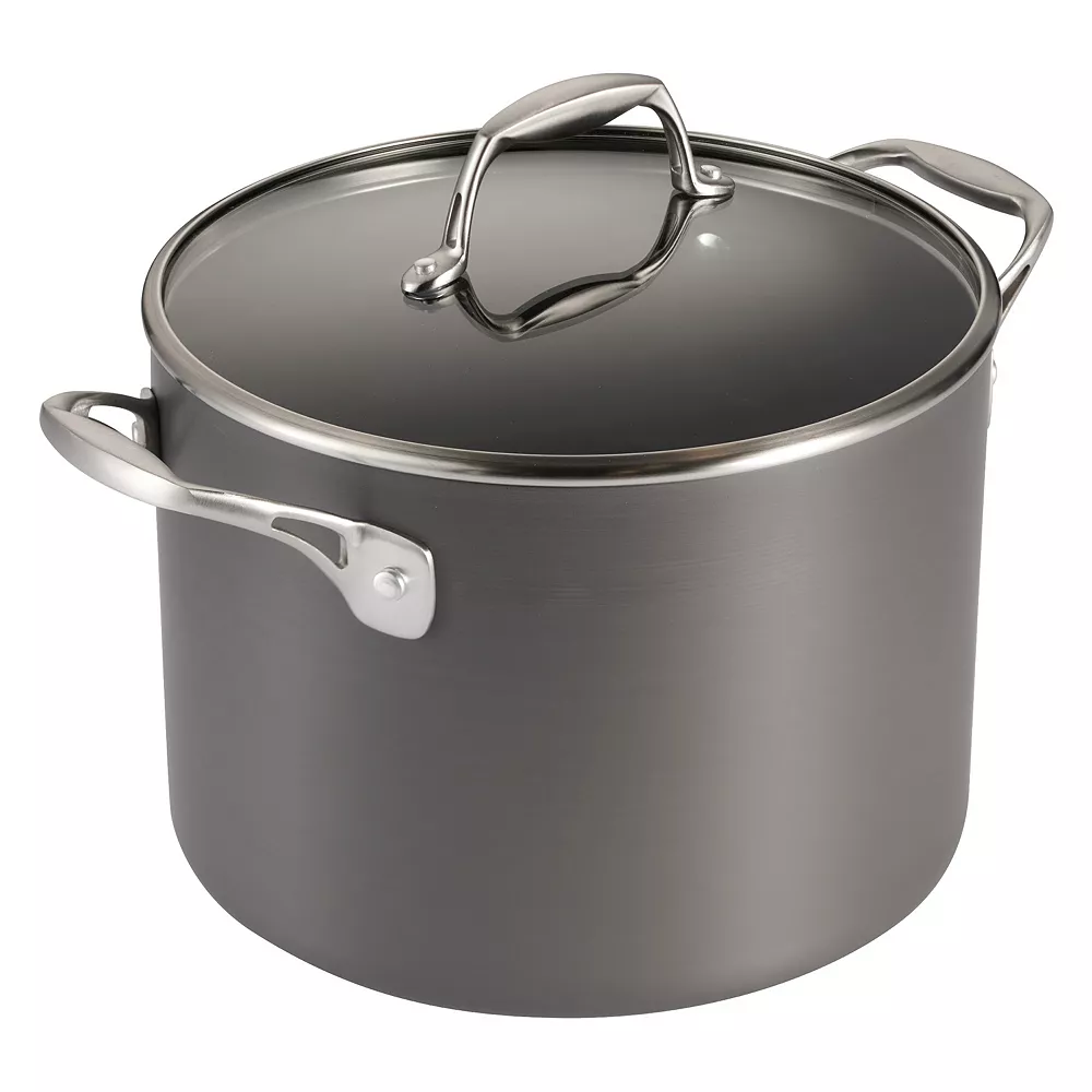 Tramontina 8-qt. Hard-Anodized Aluminum Covered Stock Pot 3 Tramontina 8-qt. Hard-Anodized Aluminum Covered Stock Pot
