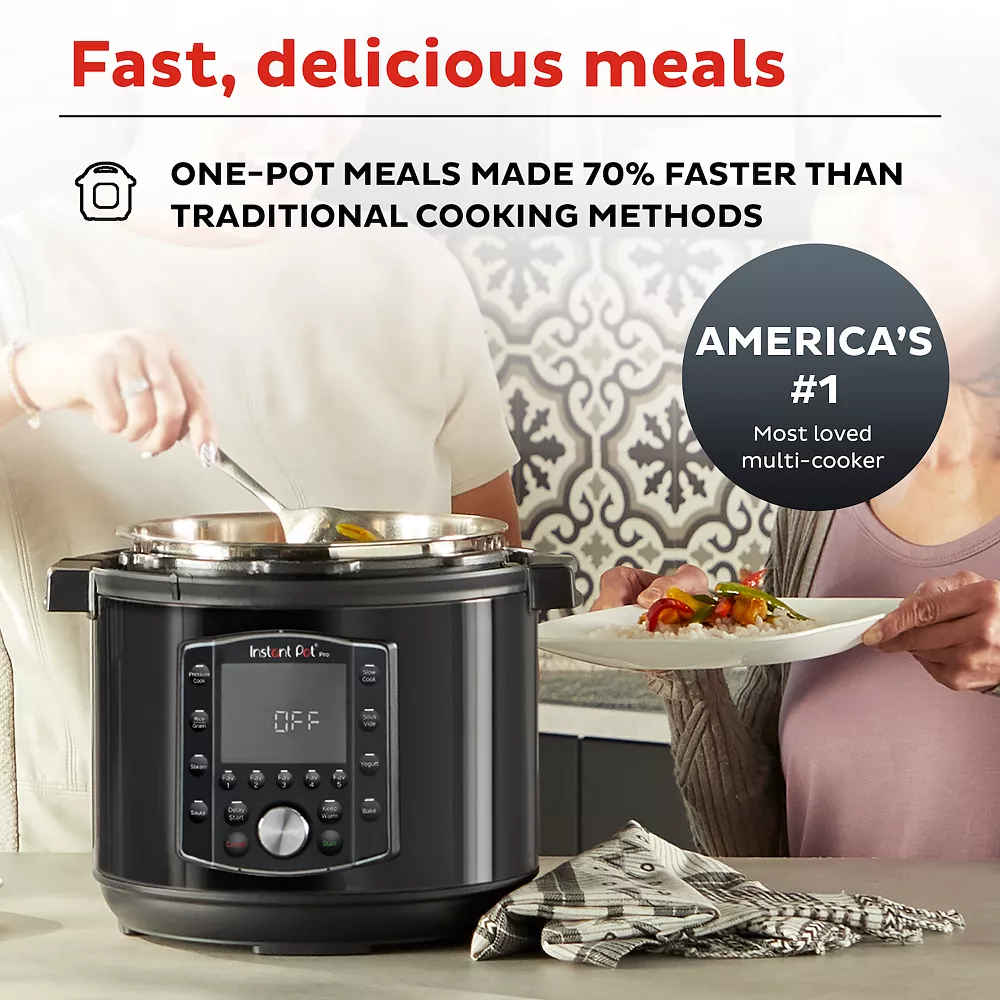 Instant Pot Pro 8-qt. Multi-Use Pressure Cooker 6 Instant Pot Pro 8-qt. Multi-Use Pressure Cooker - Image 4