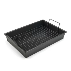 Chicago Metallic Pro Nonstick Roast & Broil Baking Pan With Rack