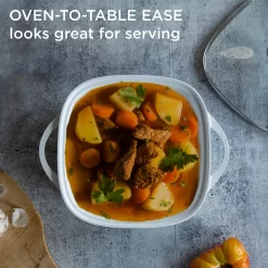 CorningWare Nonstick Cast-Aluminum 3.2-qt. Roaster With Glass Lid -Home-Kitchen 5567918 ALT5