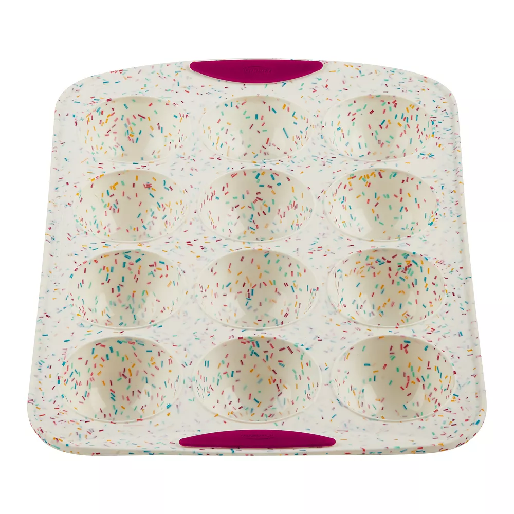 Trudeau Confetti 12-Cup Dome Cake Pan 6 Trudeau Confetti 12-Cup Dome Cake Pan - Image 4