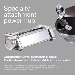 Hamilton Beach All-Metal Stand Mixer With Attachment Hub 11 Hamilton Beach All-Metal Stand Mixer With Attachment Hub -Home-Kitchen 5618113 ALT5