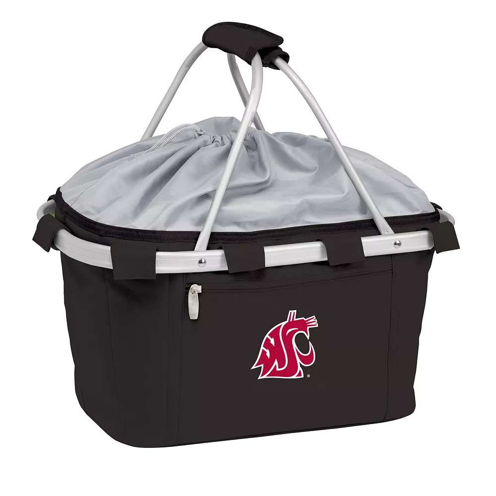 Washington State Cougars Insulated Picnic Basket 3 Washington State Cougars Insulated Picnic Basket