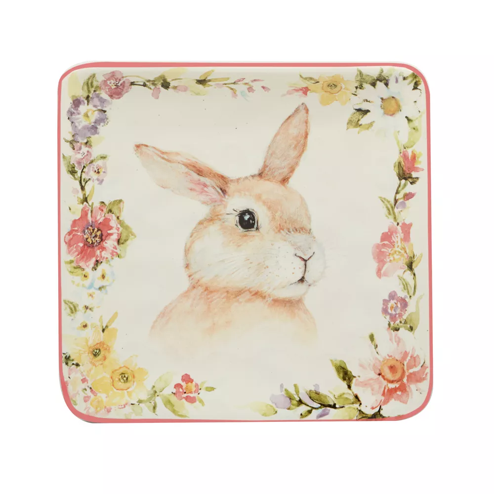 Certified International Easter Garden 4-pc. Canape Plate Set 4 Certified International Easter Garden 4-pc. Canape Plate Set - Image 2