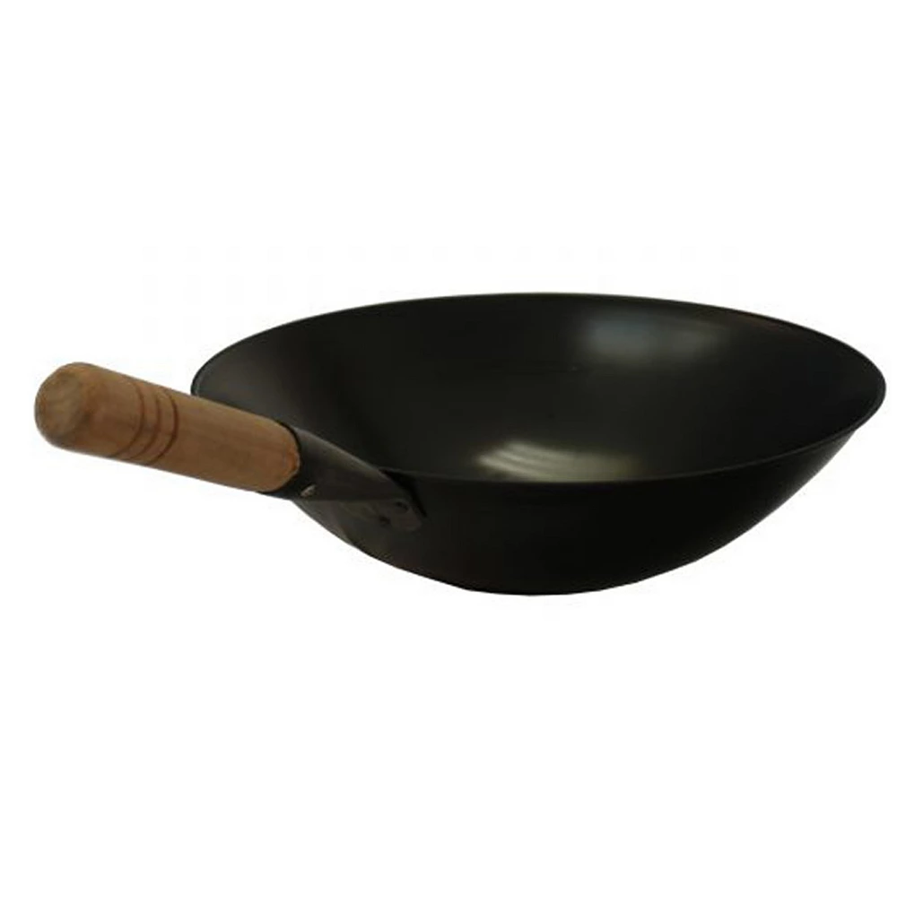 Sunpentown 17' Cool Roll Iron Wok, Handle (Induction Ready) 5 Sunpentown 17' Cool Roll Iron Wok, Handle (Induction Ready) - Image 3