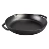Lodge Chef Collection 14-in. Pre-Seasoned Cast-Iron Skillet With Handles 2 Lodge Chef Collection 14-in. Pre-Seasoned Cast-Iron Skillet With Handles -Home-Kitchen 5656501