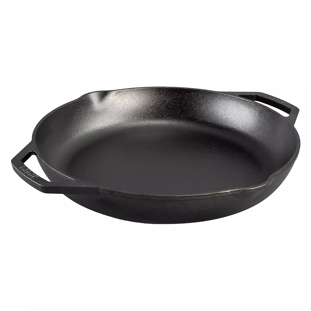 Lodge Chef Collection 14-in. Pre-Seasoned Cast-Iron Skillet With Handles 3 Lodge Chef Collection 14-in. Pre-Seasoned Cast-Iron Skillet With Handles