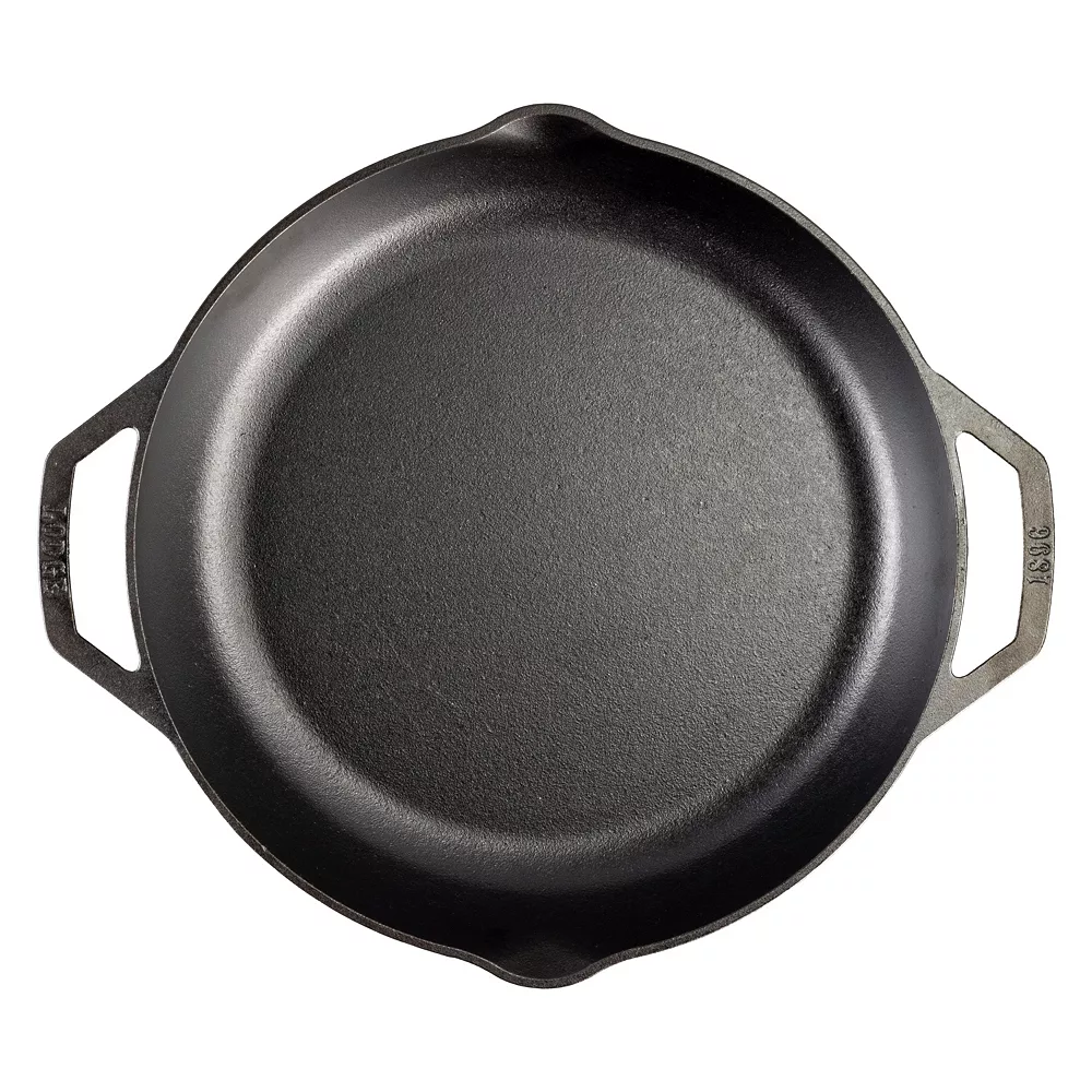 Lodge Chef Collection 14-in. Pre-Seasoned Cast-Iron Skillet With Handles 5 Lodge Chef Collection 14-in. Pre-Seasoned Cast-Iron Skillet With Handles - Image 3