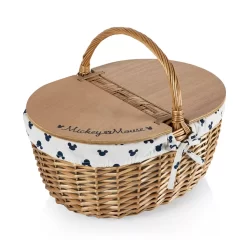 Disney's Mickey Mouse Silhouette Country Basket By Picnic Time