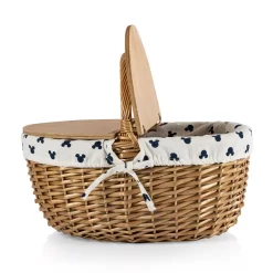 Disney's Mickey Mouse Silhouette Country Basket By Picnic Time -Home-Kitchen 5671999 ALT5