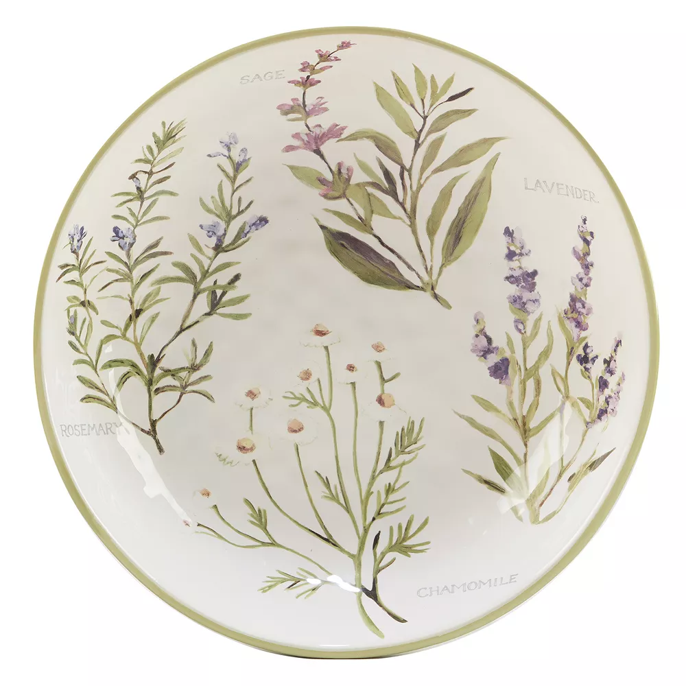 Certified International Fresh Herbs Serving Bowl 4 Certified International Fresh Herbs Serving Bowl - Image 2