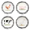 Certified International On The Farm 4-pc. Salad Plate Set