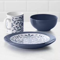 Food Network™ Bjorn Navy 16-pc. Dinnerware Set -Home-Kitchen 5707794 ALT2