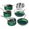 Granitestone Diamond Classic Emerald Green 10-pc. Nonstick Cookware Set -Home-Kitchen 5718964