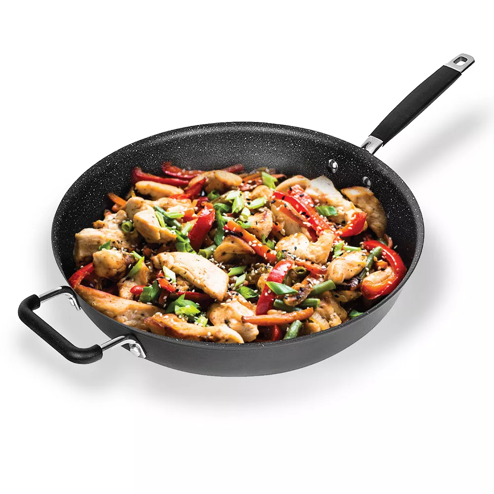 Granitestone Diamond Professional Hard-Anodized Nonstick Skillet 5 Granitestone Diamond Professional Hard-Anodized Nonstick Skillet - Image 3