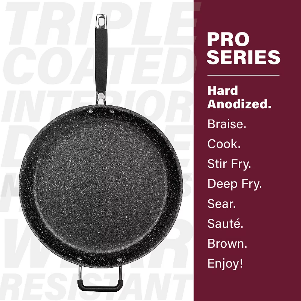 Granitestone Diamond Professional Hard-Anodized Nonstick Skillet 8 Granitestone Diamond Professional Hard-Anodized Nonstick Skillet - Image 6