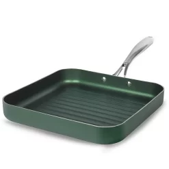 Granitestone Diamond Emerald Green 10.5-in. Grill Pan