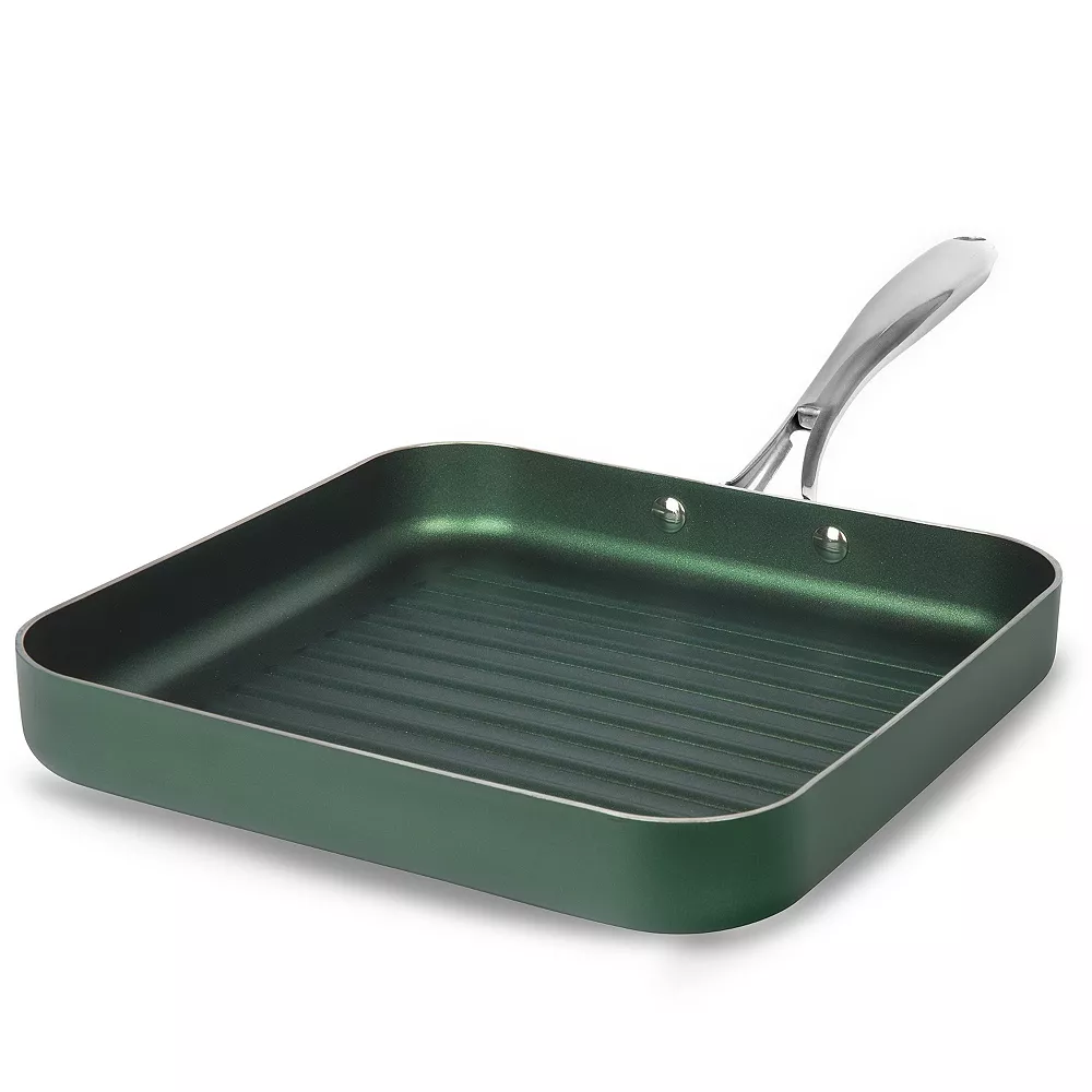 Granitestone Diamond Emerald Green 10.5-in. Grill Pan 3 Granitestone Diamond Emerald Green 10.5-in. Grill Pan