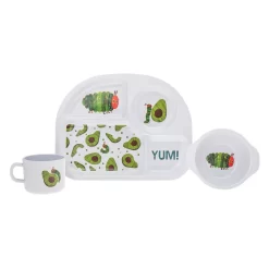 Godinger Silver World Of Eric Carle "The Very Hungry Caterpillar" 3-pc. Kids' Melamine Dinnerware Set
