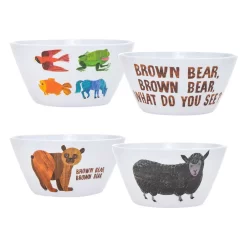 Godinger Silver World Of Eric Carle "Brown Bear, Brown Bear, What Do You See?" 4-pc. Melamine Cereal Bowl Set
